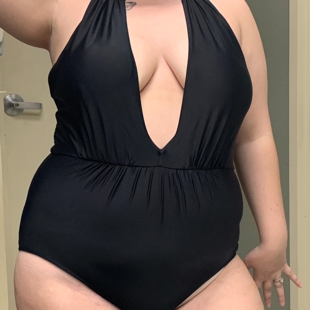 Chic Soul Black One-Piece Swimsuit